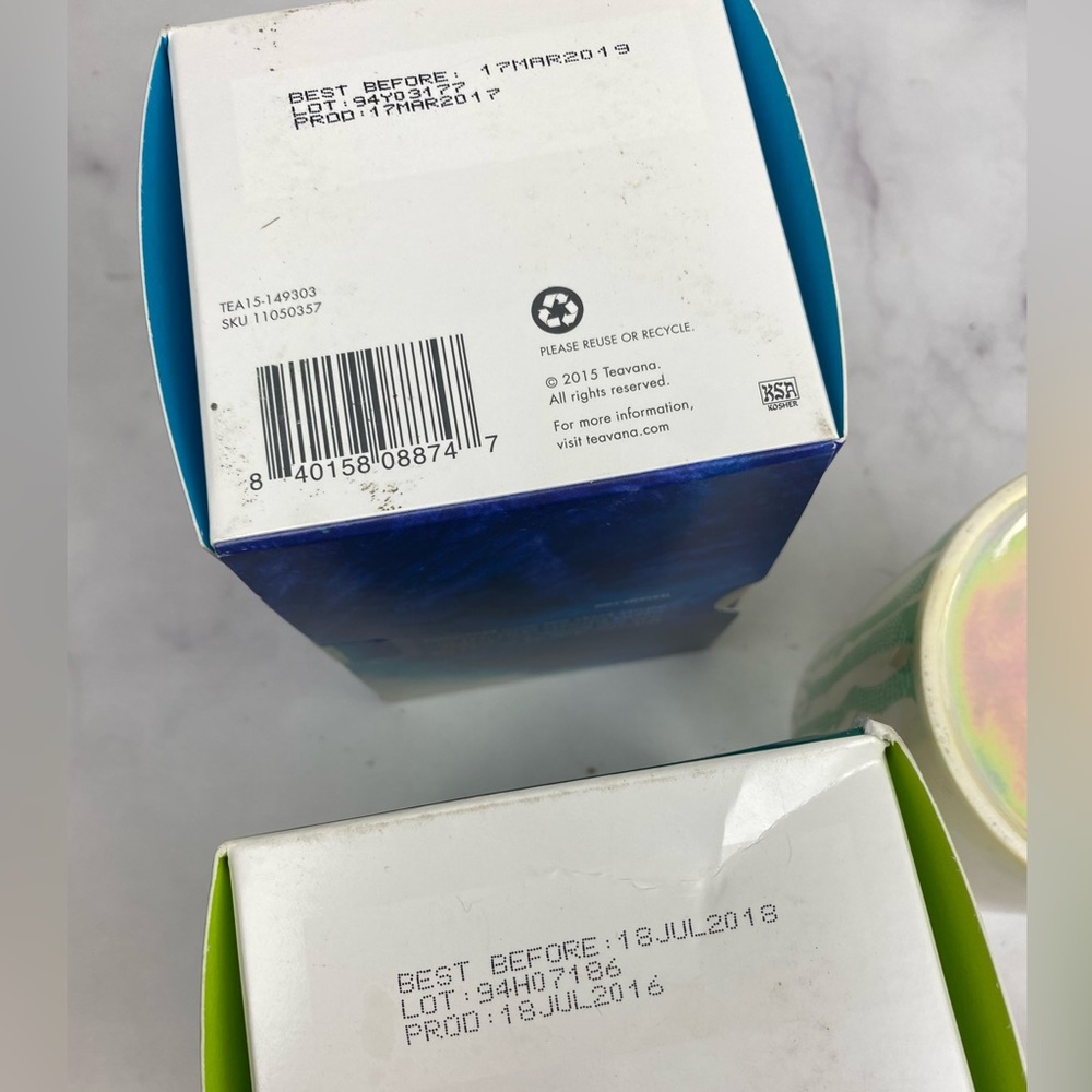 🥳SALE🥳RARE TEAVANA Starbucks Royal English Tea & Mint Majesty Tea + mug - Picture 12 of 15